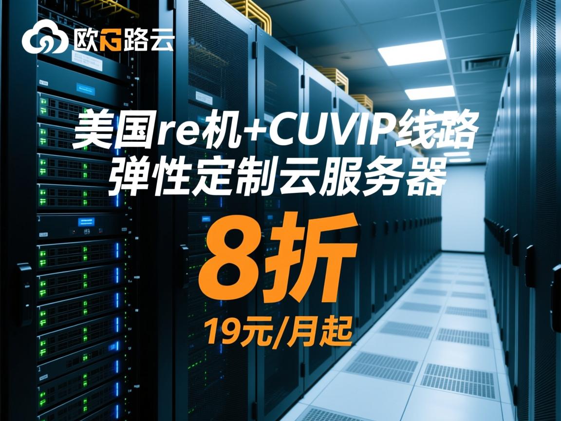 欧路云：美国cera机房+CUVIP线路+弹性定制云服务器，10G防御，8折优惠，19元/月起