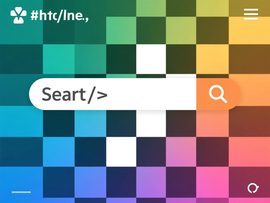 html中搜索方格如何制作