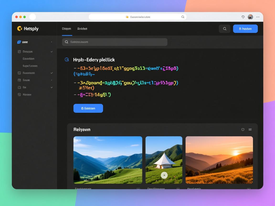 html页面如何编辑