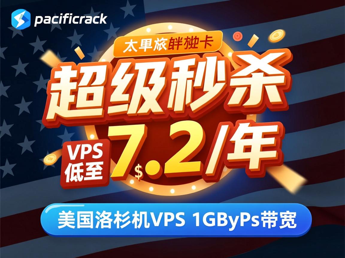 pacificrack：超级瞬秒，VPS低至$7.2/年，美国洛杉矶VPS，1Gbps带宽  第3张