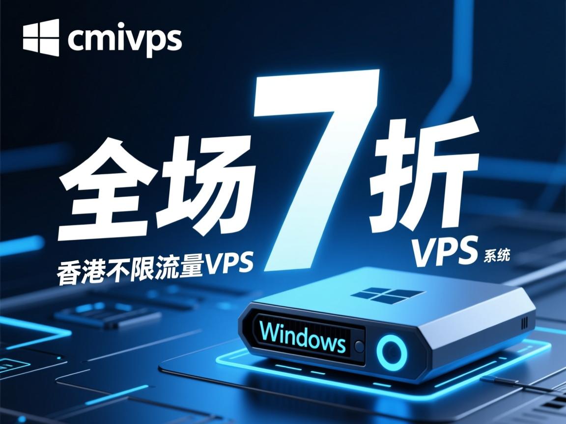 #推荐# cmivps：全场7折，香港不限流量VPS，支持Windows系统  第3张
