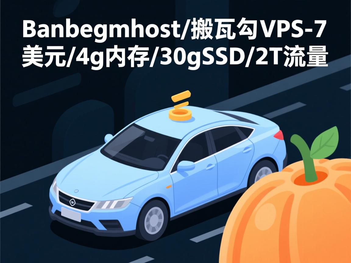 bandwagonhost/搬瓦工VPS-7美元/4g内存/30gSSD/2T流量