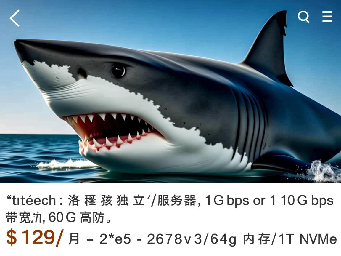 sharktech：洛杉矶独立服务器，1Gbps或10Gbps带宽，60G高防，$129/月，2*e5-2678v3/64g内存/1TNVMe  第3张