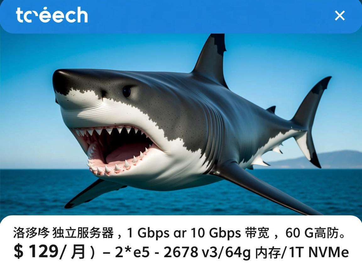 sharktech：洛杉矶独立服务器，1Gbps或10Gbps带宽，60G高防，$129/月，2*e5-2678v3/64g内存/1TNVMe  第2张