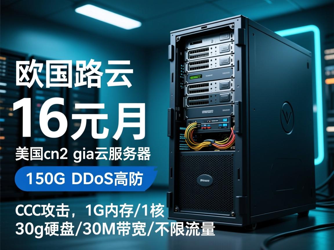 欧路云:16元/月,美国cn2 gia云服务器,150G DDoS高防,无视CC攻击,1G内存/1核/30g硬盘/30M带宽/不限流量 第2张 欧路云:16元/月,美国cn2 gia云服务器,150G DDoS高防,无视CC攻击,1G内存/1核/30g硬盘/30M带宽/不限流量 第2张