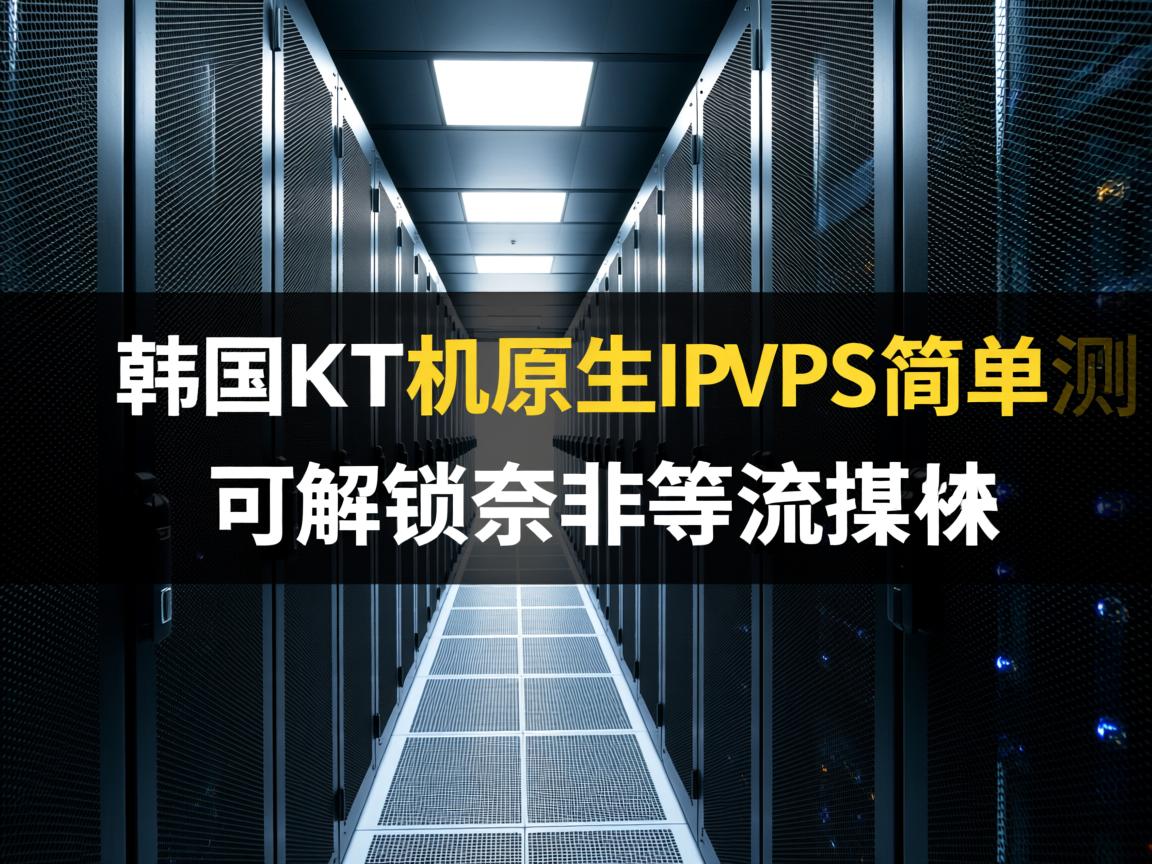 edgenat：韩国KT机房原生IP的VPS简单测评，可解锁奈非等流媒体