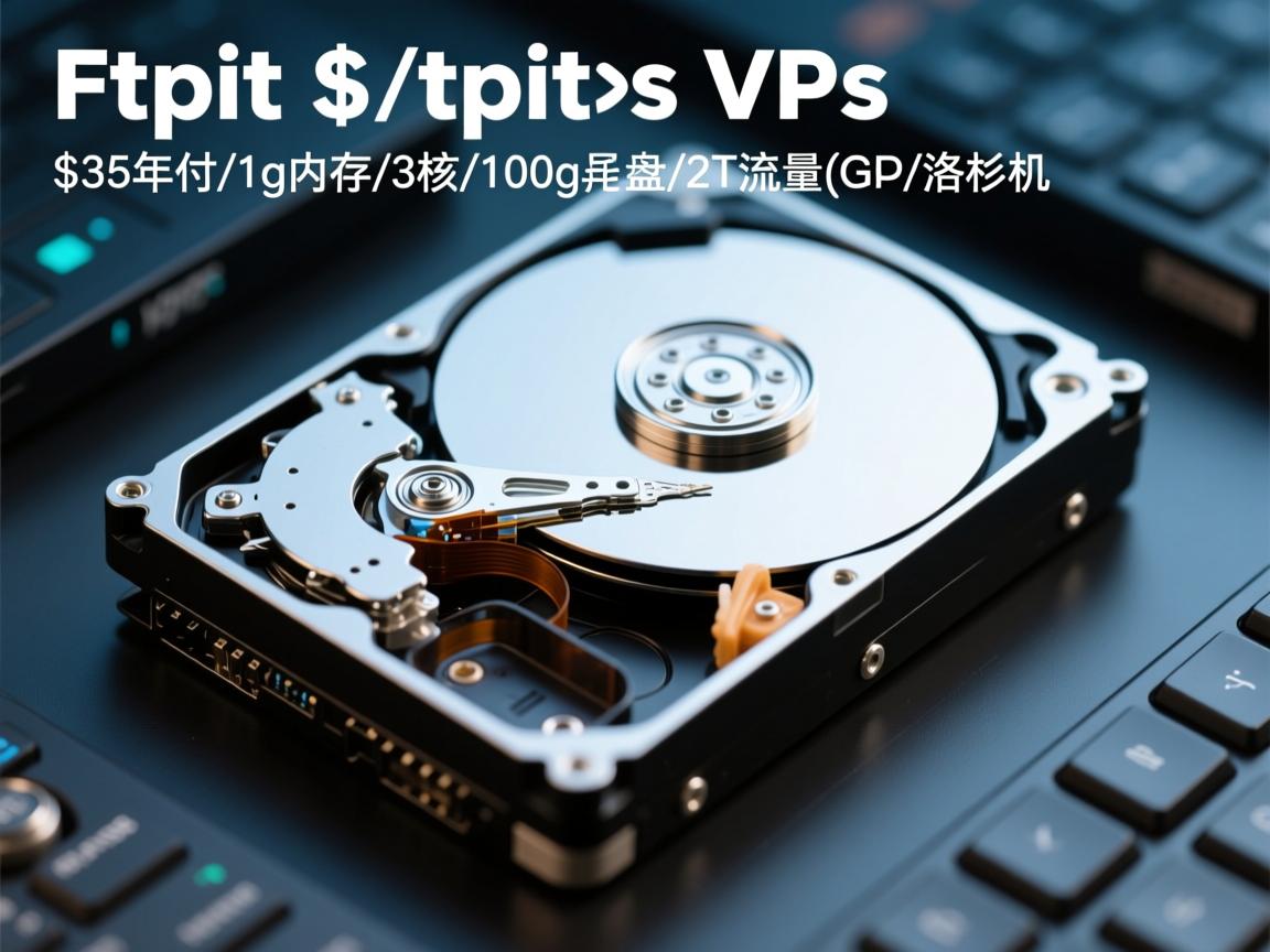 大硬盘VPS：Ftpit-$35年付/1g内存/3核/100g硬盘/2T流量/G口/洛杉矶
