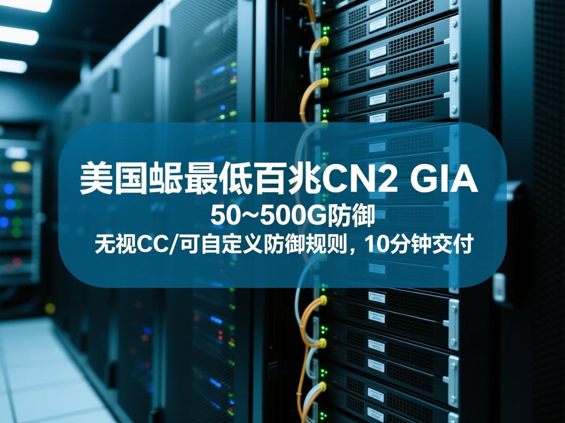 云基：美国服务器，最低百兆CN2 GIA，50~500G防御，无视CC/可自定义防御规则，10分钟交付