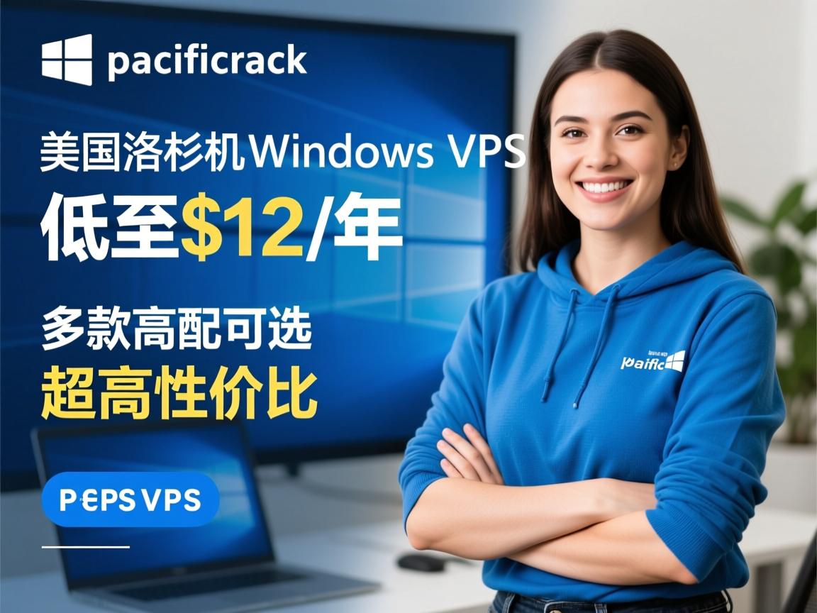 pacificrack：美国洛杉矶Windows VPS促销，低至$12/年，多款高配可选，超高性价比  第3张