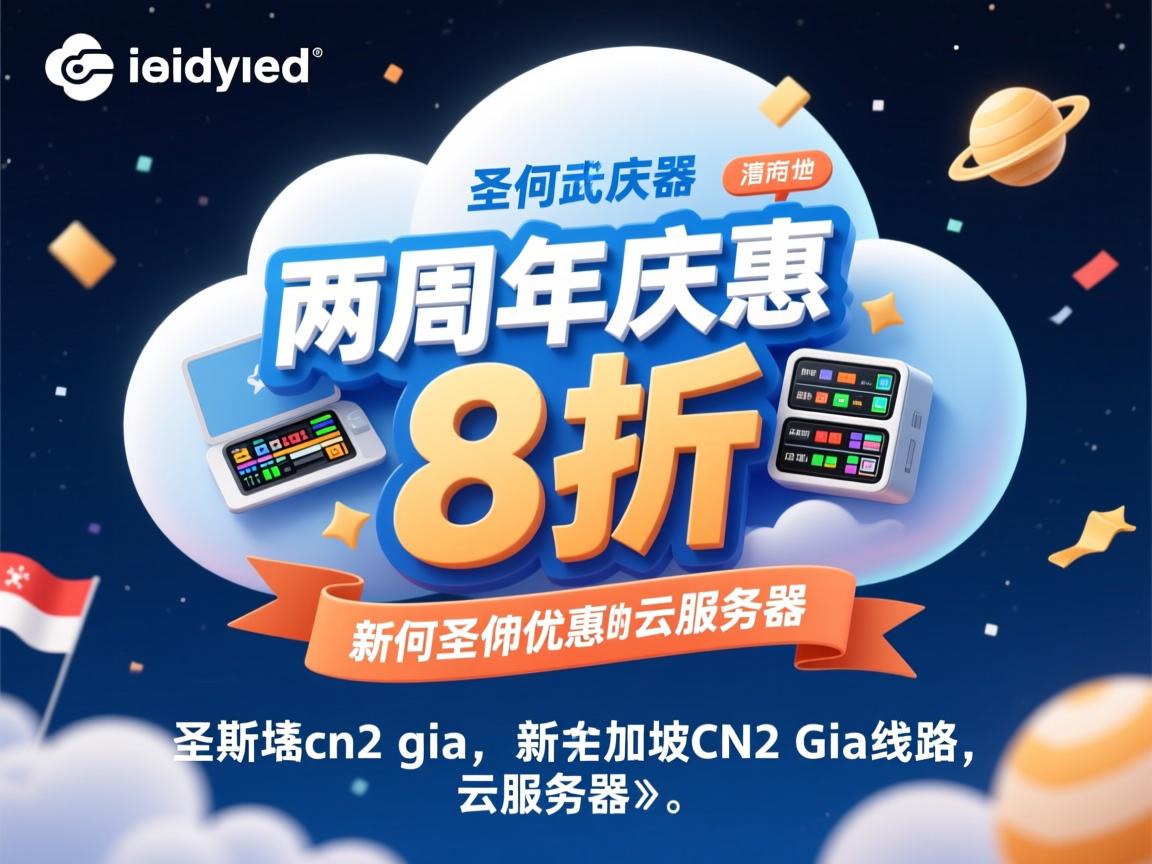 ion cloud：两周年庆，8折优惠，圣何塞cn2 gia、新加坡cn2 gia线路的云服务器  第1张