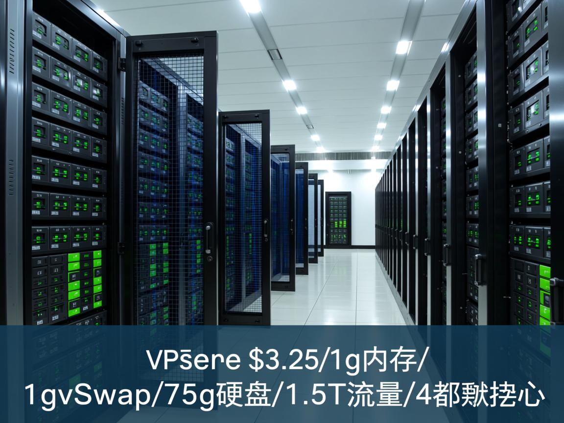 vpsace-$3.25/1g内存/1gvSwap/75g硬盘/1.5T流量/4数据中心  第3张