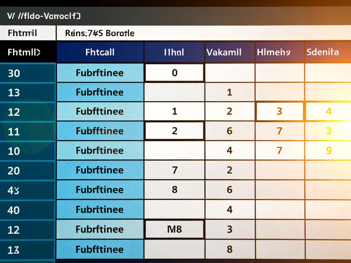 如何写html表格  第3张