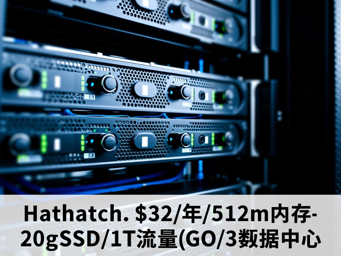 hosthatch-$32/年/512m内存/20gSSD/1T流量/G口/3数据中心