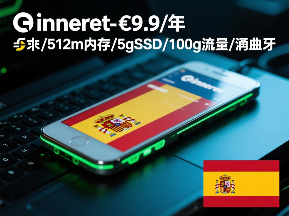 ginernet-€9.9/年/512m内存/5gSSD/100g流量/西班牙