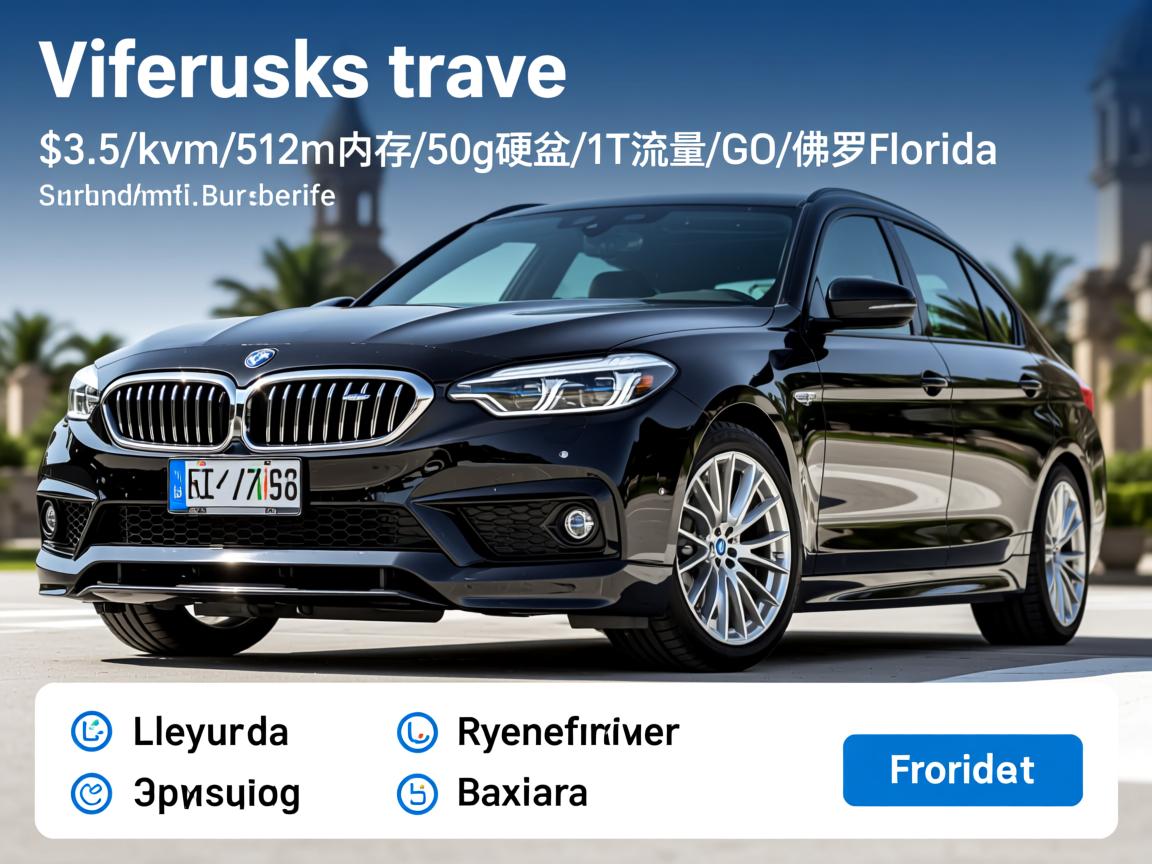 virtovo-$3.5/Kvm/512m内存/50g硬盘/1T流量/G口/佛罗里达