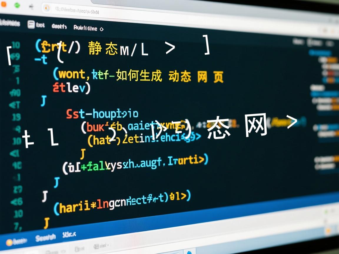 html静态如何生成动态网页
