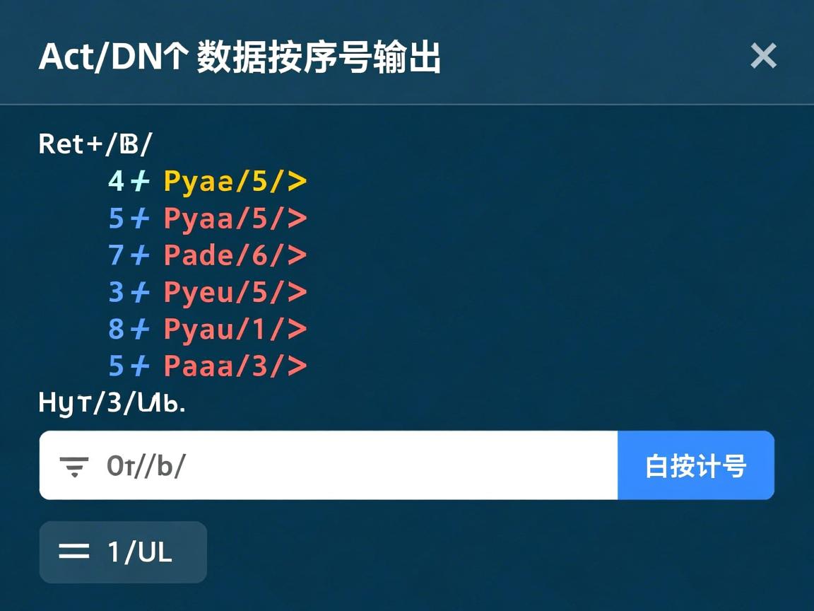 html如何让数据按序号输出