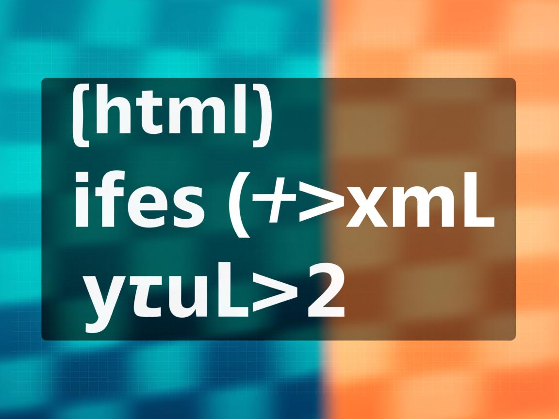 如何从html转为xml  第1张