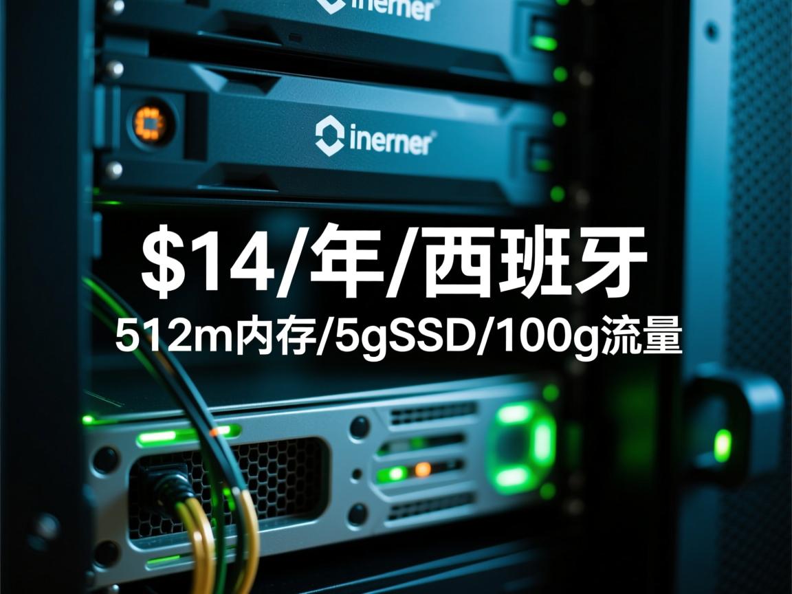 ginernet-$14/年/西班牙/512m内存/5gSSD/100g流量