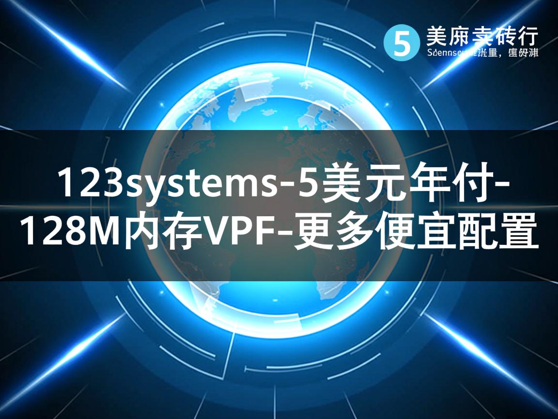 123systems-5美元/年付-128M内存VPS-更多便宜配置  第2张