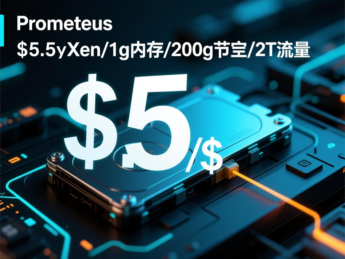 最新消息:prometeus-$5.5/Xen/1g内存/200g硬盘/2T流量 第3张 最新消息:prometeus-$5.5/Xen/1g内存/200g硬盘/2T流量 第3张