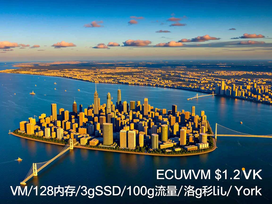 EcoVM-$1.2/KVM/128内存/3gSSD/100g流量/洛杉矶/纽约
