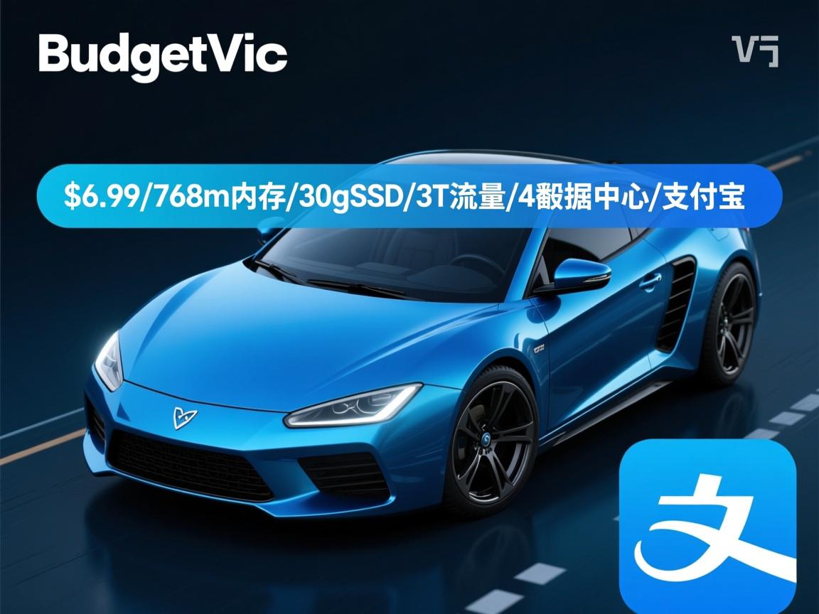 budgetvm-$6.99/768m内存/30gSSD/3T流量/4数据中心/支付宝  第3张