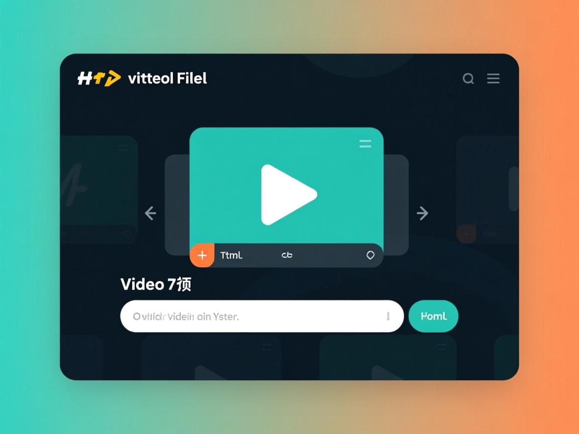 html如何加载视频文件格式 第1张 html如何加载视频文件格式 第1张