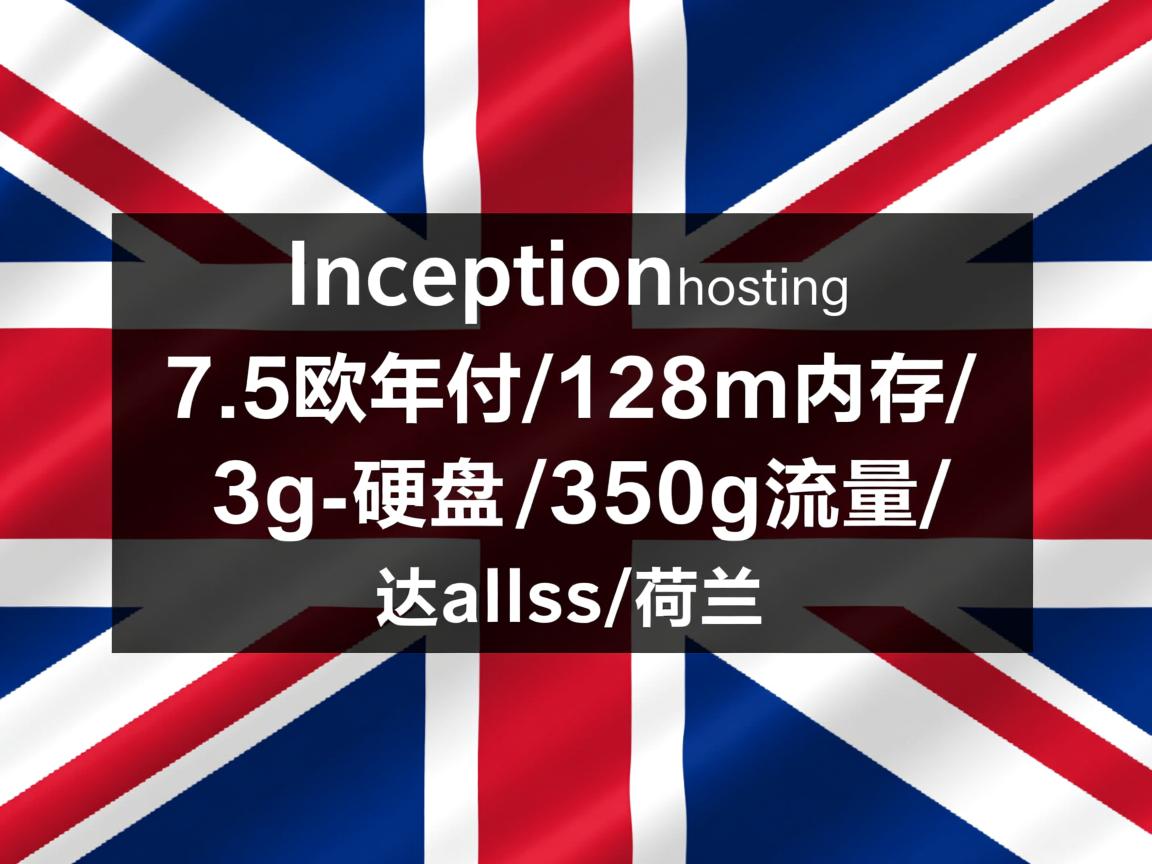 inceptionhosting-7.5欧年付/128m内存/3g硬盘/350g流量/达拉斯/荷兰/英国