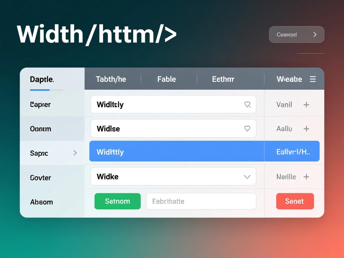 如何设置表格宽度html  第3张