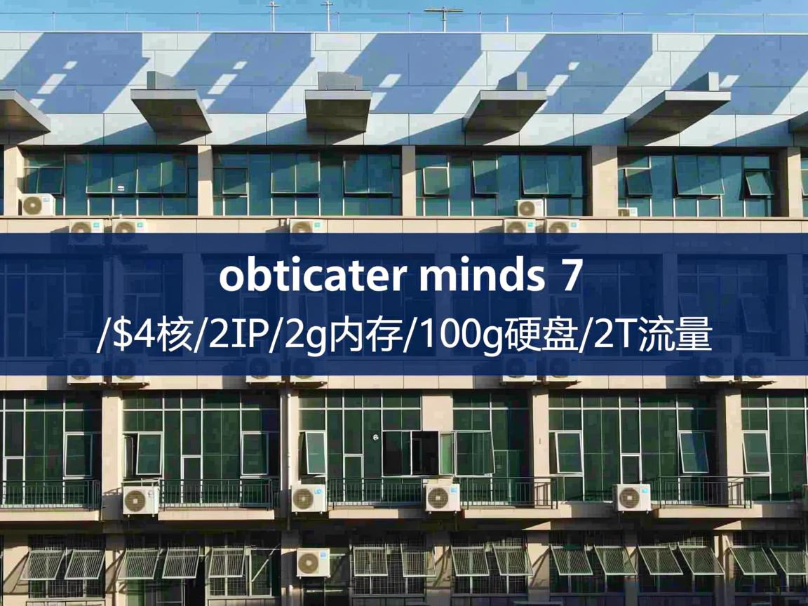 dedicatedminds-7$/4核/2IP/2g内存/100g硬盘/2T流量