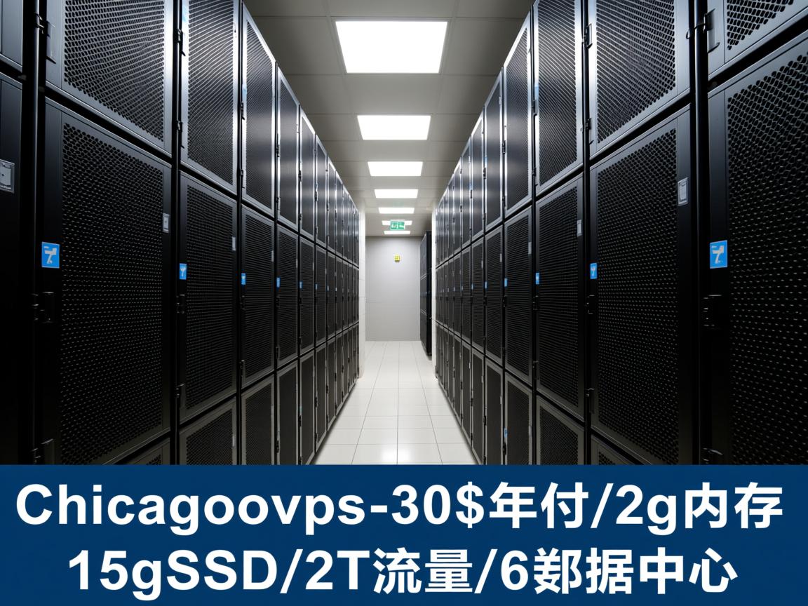 chicagovps-30$年付/2g内存/15gSSD/2T流量/6数据中心