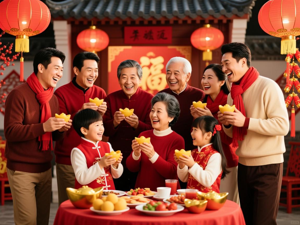 传统除夕,大家开心过大年  第2张