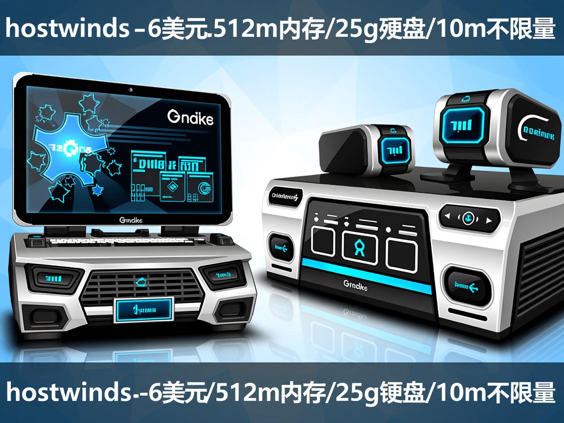 推荐:hostwinds-6美元/512m内存/25g硬盘/10m不限量