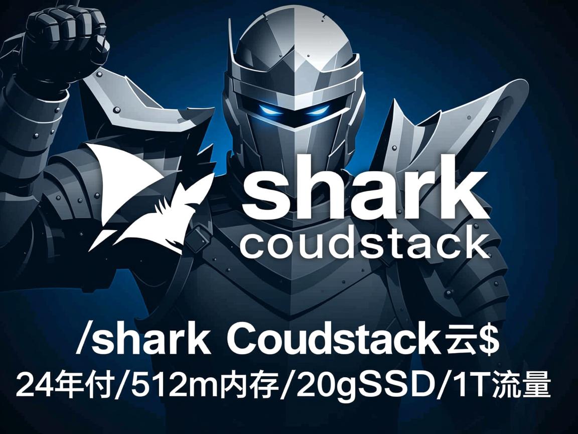 armorshark-coudstack云/$24年付/512m内存/20gSSD/1T流量