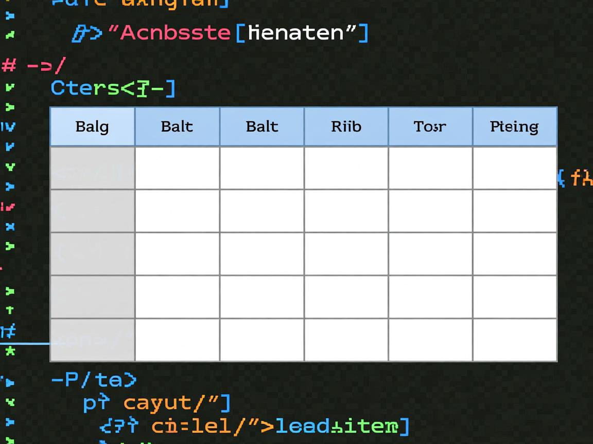 html如何制作空白表格