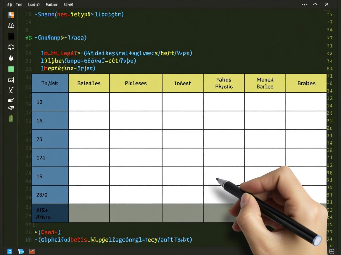 html如何制作空白表格  第2张
