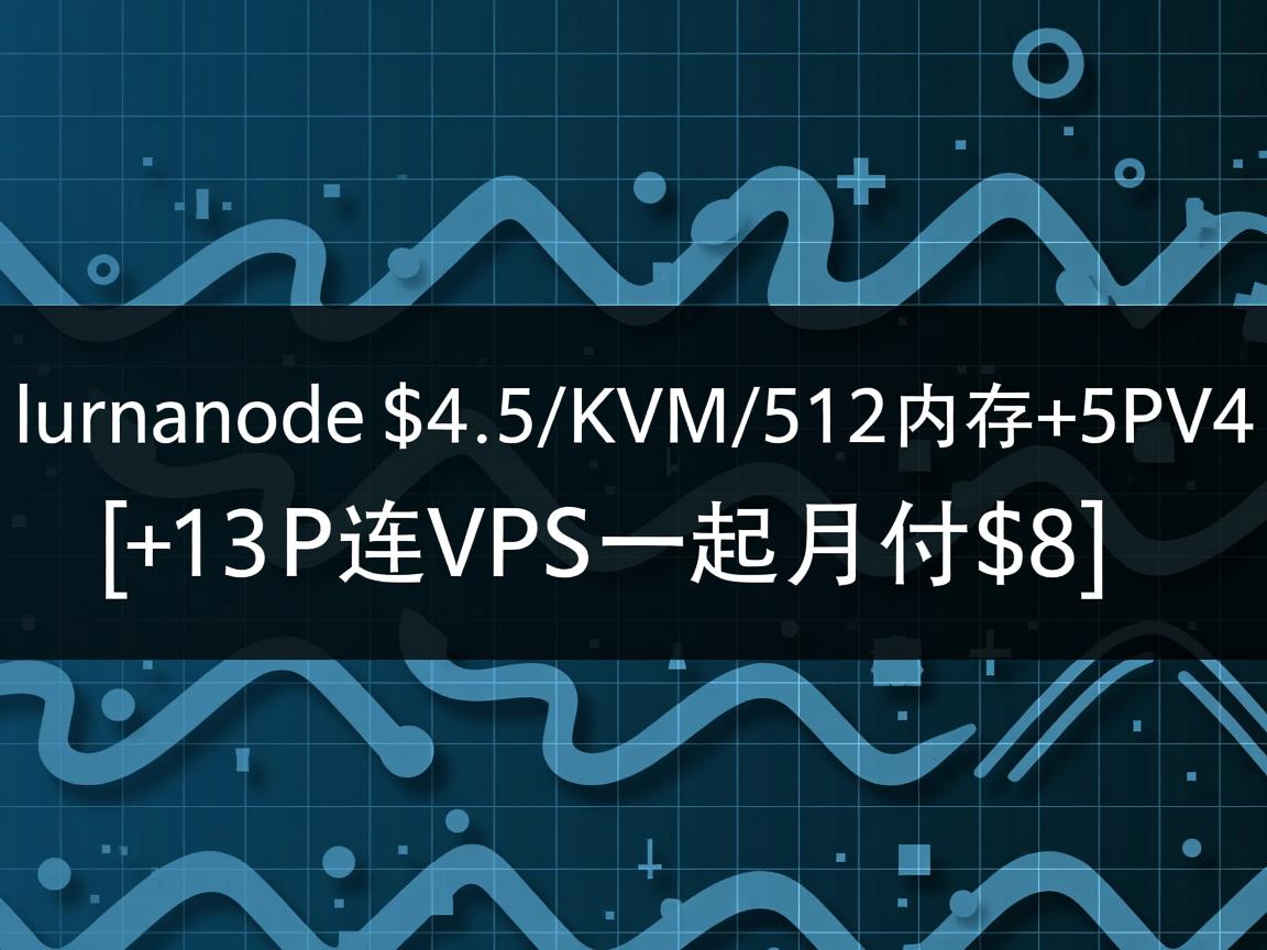 lunanode-$4.5/KVM/512内存+5IPv4-[+13IP连VPS一起月付$8]  第3张
