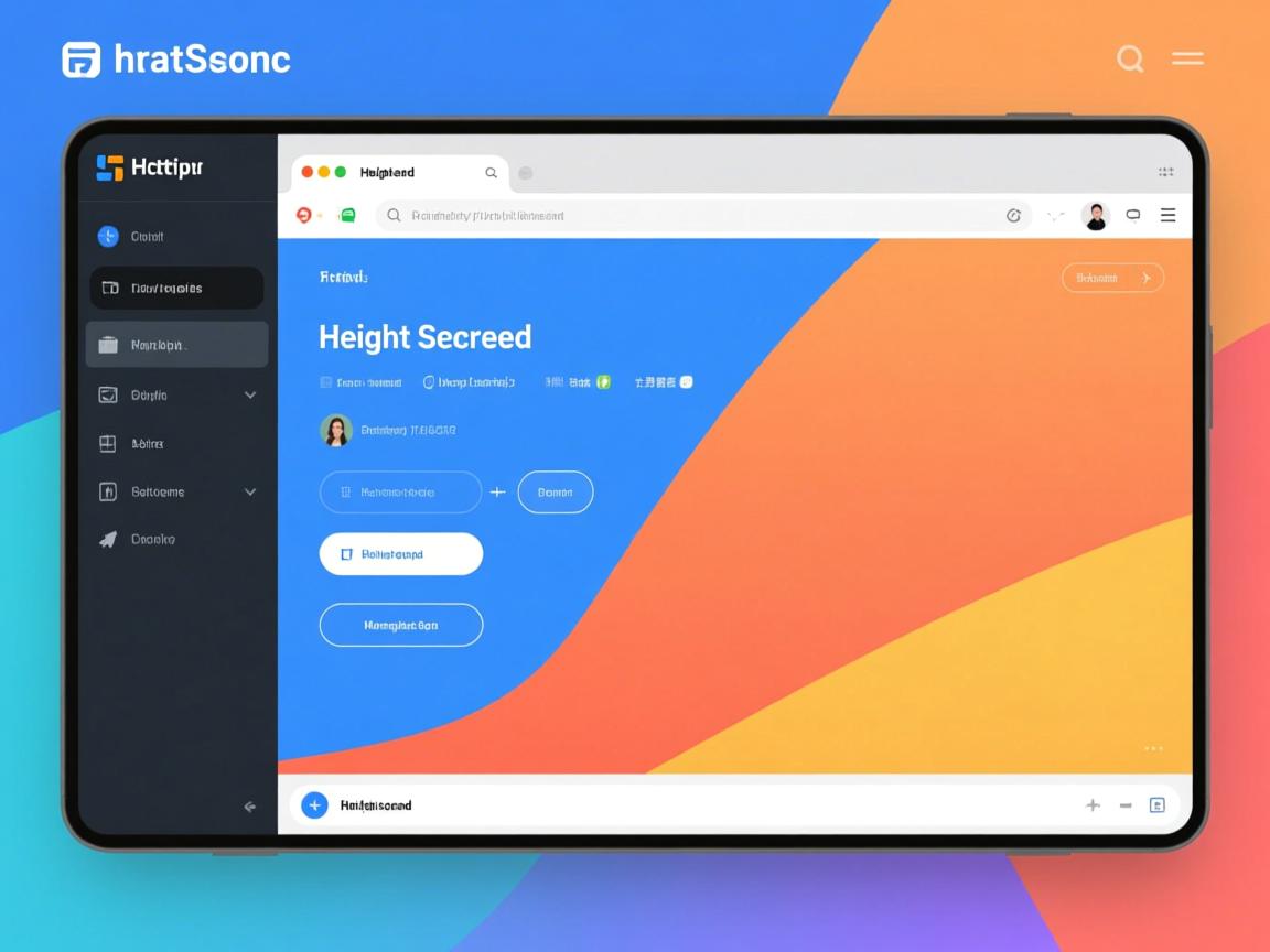 html如何高度满屏幕  第3张