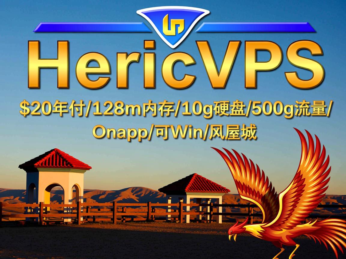 HeroicVPS-$20年付/128m内存/10g硬盘/500g流量/Onapp/可Win/凤凰城