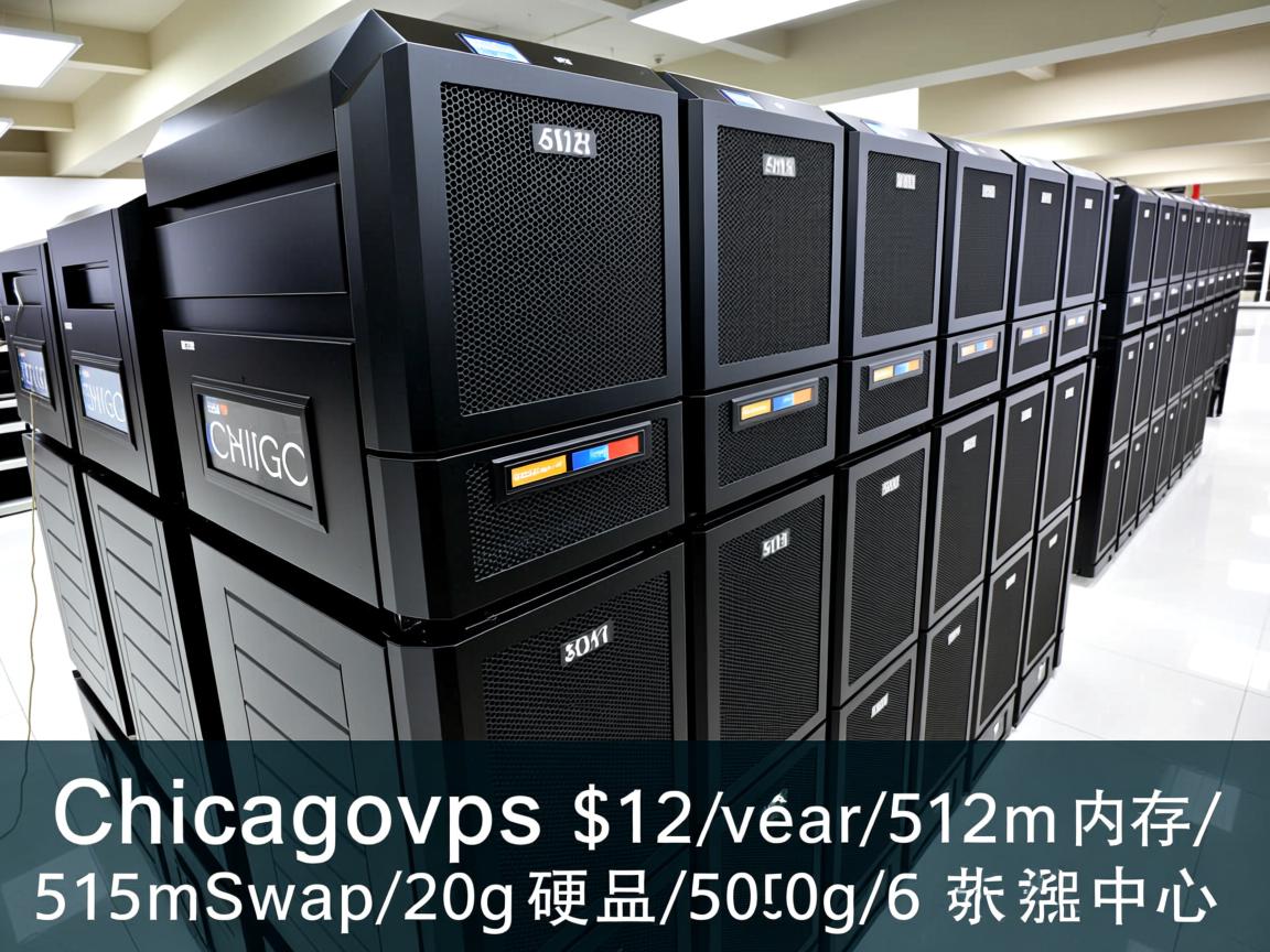 chicagovps-$12/年/512m内存/512mSwap/20g硬盘/500g/6数据中心