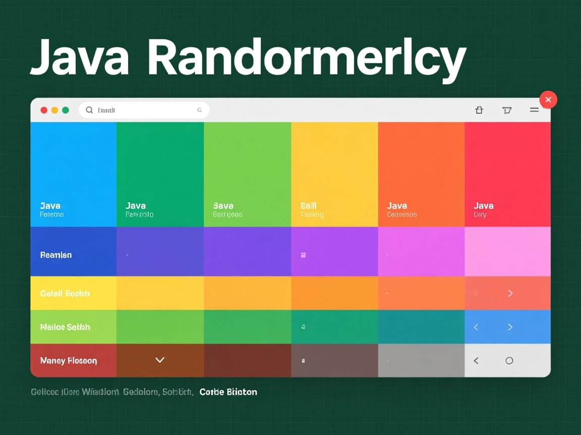 java怎么设置随机颜色