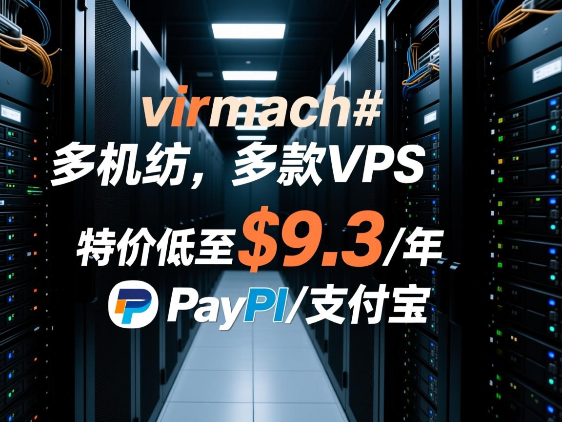 #黑五# virmach：多机房，多款VPS，特价低至$9.3/年，PayPal/支付宝  第3张