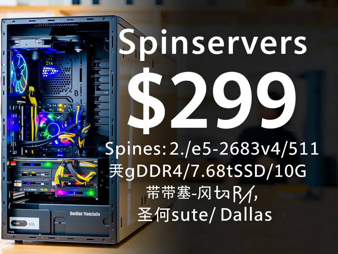 spinservers：$299，2*e5-2683v4/512gDDR4/7.68tSSD/10G带宽，圣何塞/达拉斯  第3张