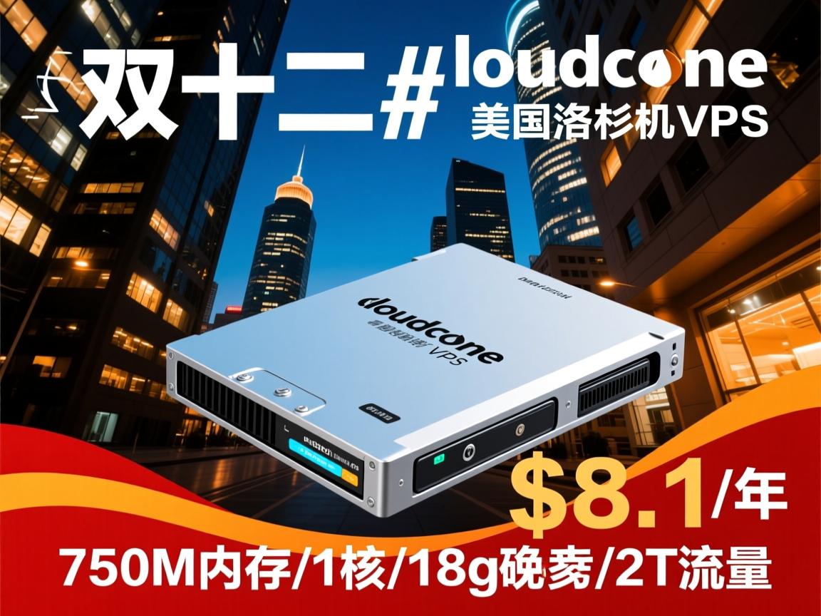 #双十二# cloudcone:美国洛杉矶VPS,$8.1/年,750M内存/1核/18g硬盘/2T流量 第3张 #双十二# cloudcone:美国洛杉矶VPS,$8.1/年,750M内存/1核/18g硬盘/2T流量 第3张