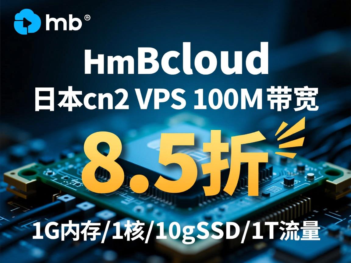 hmbcloud:日本cn2 vps,100M带宽,8.5折优惠,1G内存/1核/10gSSD/1T流量 第2张 hmbcloud:日本cn2 vps,100M带宽,8.5折优惠,1G内存/1核/10gSSD/1T流量 第2张