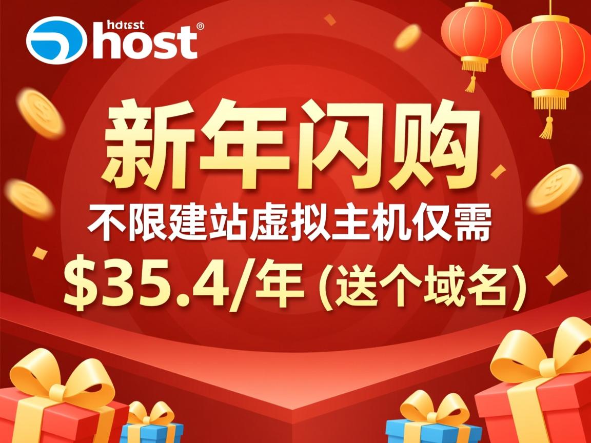 dreamhost：新年闪购，不限建站虚拟主机仅需$35.4/年(送个域名)