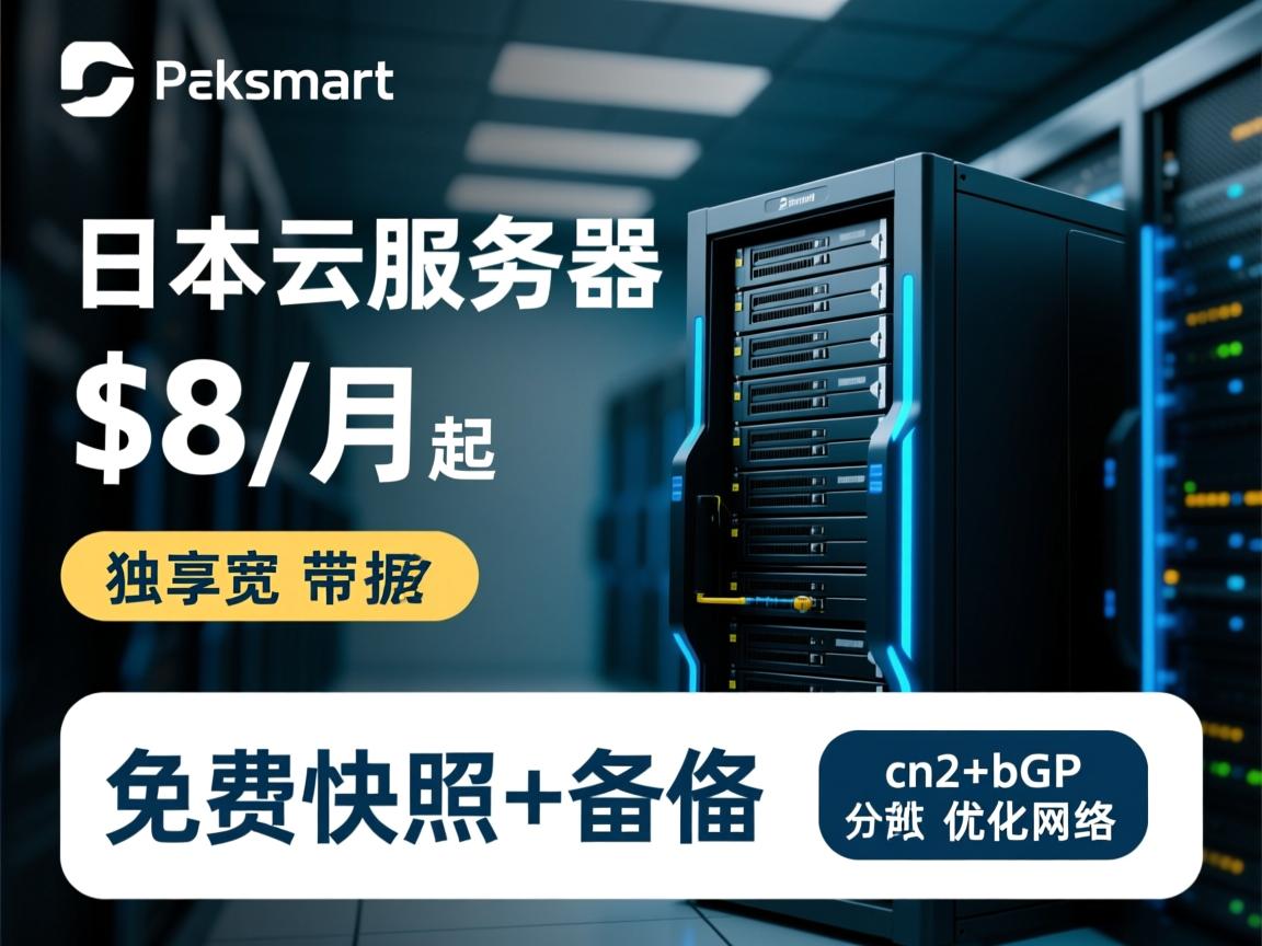 raksmart：日本云服务器，$8/月起，独享带宽，数据分离，免费快照+备份，cn2+bgp优化网络