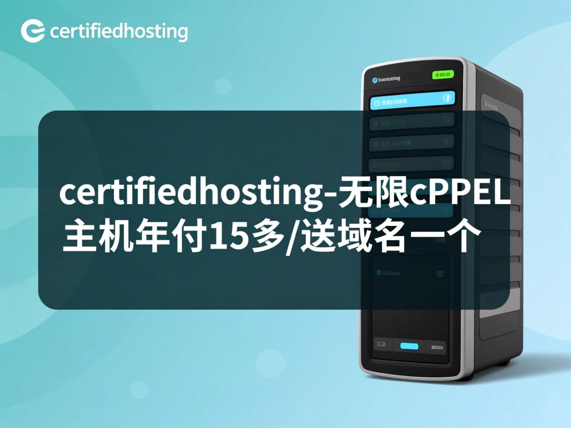 certifiedhosting-无限cpanel主机年付15刀/送域名一个  第2张