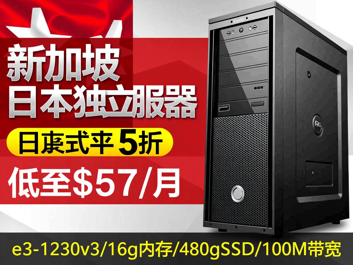 XSX:新加坡/日本独立服务器,5折优惠,低至$57/月,e3-1230v3/16g内存/480gSSD/100M带宽 第2张 XSX:新加坡/日本独立服务器,5折优惠,低至$57/月,e3-1230v3/16g内存/480gSSD/100M带宽 第2张